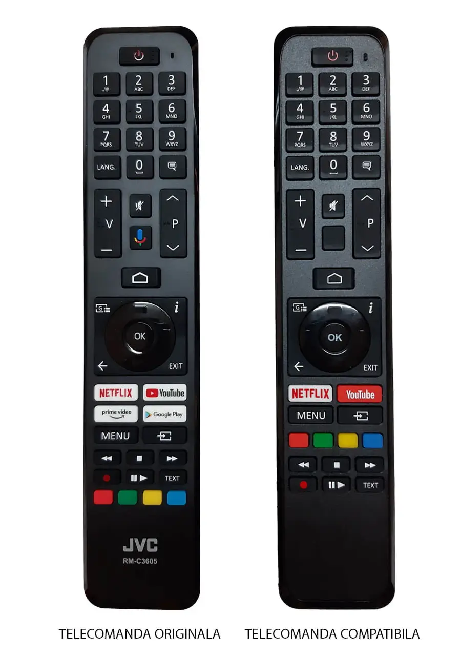 Telecomanda inlocuitoare compatibila TV JVC Horizon RM-C3605 cod ER 1433-N /MFY 1432 (376-1)