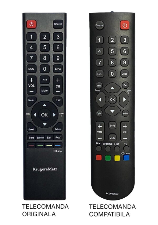 Telecomanda inlocuitoare compatibila TV Kruger&Matz KM0224-T4 IR 548/ 0E (453) Telecomanda inlocuitoare compatibila TV Kruger&Matz KM0224-T4 IR 548/ 0E (453)