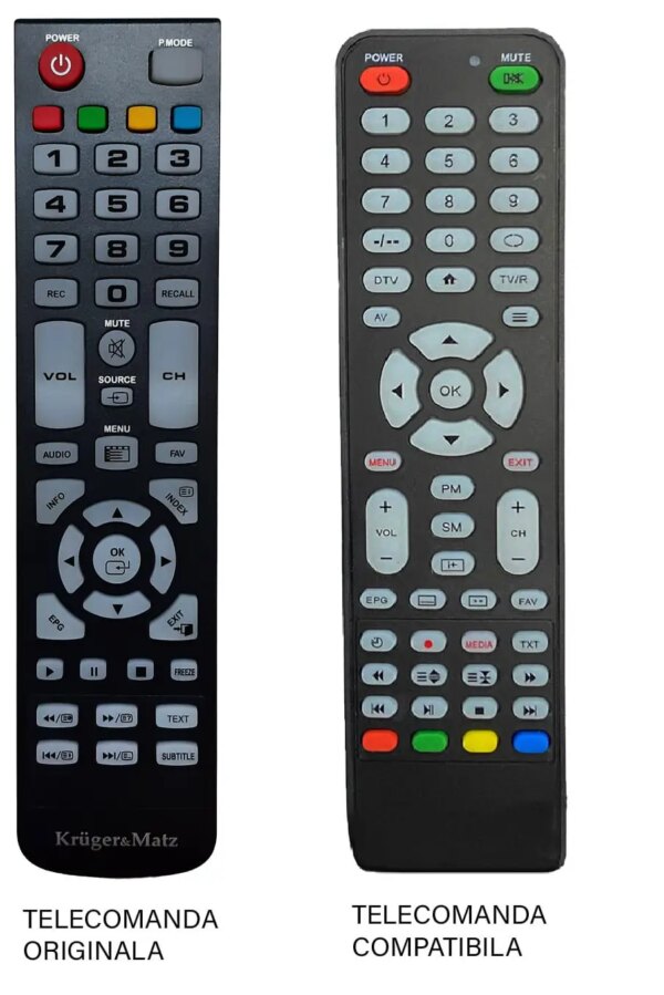 Telecomanda inlocuitoare compatibila TV Kruger&Matz KM0232 /KM0248 /KM0250 /KM0255UHD /KM0265UHD cod ER 9448 (448) Telecomanda inlocuitoare compatibila TV Kruger&Matz KM0232 /KM0248 /KM0250 /KM0255UHD /KM0265UHD cod ER 9448 (448)