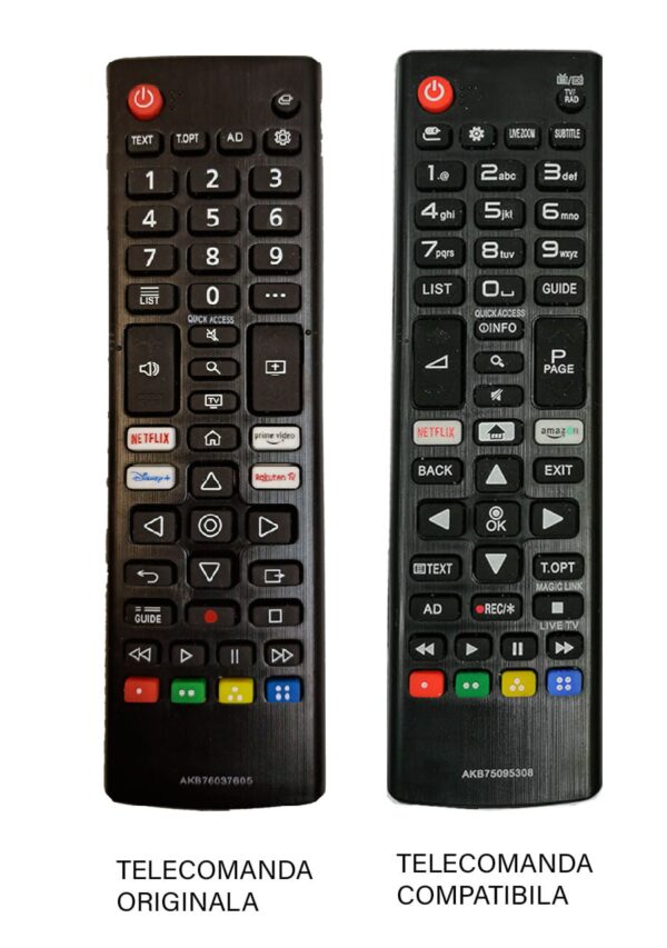 Telecomanda inlocuitoare compatibila TV LG AKB76037605 IR 1439 (418-5) Telecomanda inlocuitoare compatibila TV LG AKB76037605 IR 1439 (418-5)