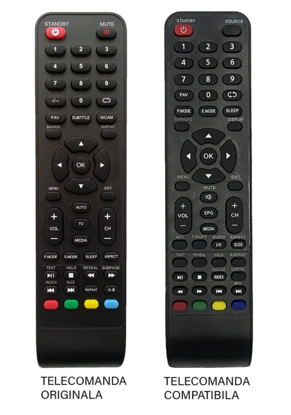 Telecomanda inlocuitoare compatibila TV Utok U24HD3 (176-1) Telecomanda inlocuitoare compatibila TV Utok U24HD3 (176-1)