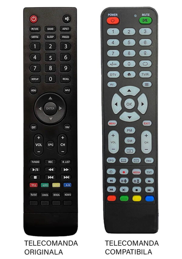 Telecomanda inlocuitoare compatibila TV Walton 32WA5100 (463) Telecomanda inlocuitoare compatibila TV Walton 32WA5100 (463)