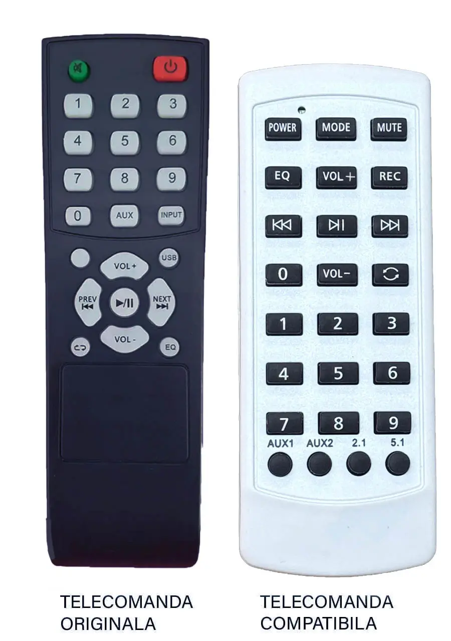 Telecomanda inlocuitoare pentru boxa portabila AKAI SS022A-X6 compatibil cu originalul (652)