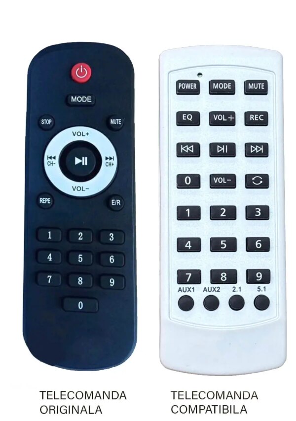 Telecomanda inlocuitoare pentru boxa portabila JRH 2035 compatibil cu originalul (653) Telecomanda inlocuitoare pentru boxa portabila JRH 2035 compatibil cu originalul (653)