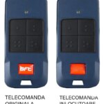 Telecomanda inlocuitoare poarta garaj 4 Butoane cod saritor 433.92Mhz BFT Mitto Cool 4C (803-1)