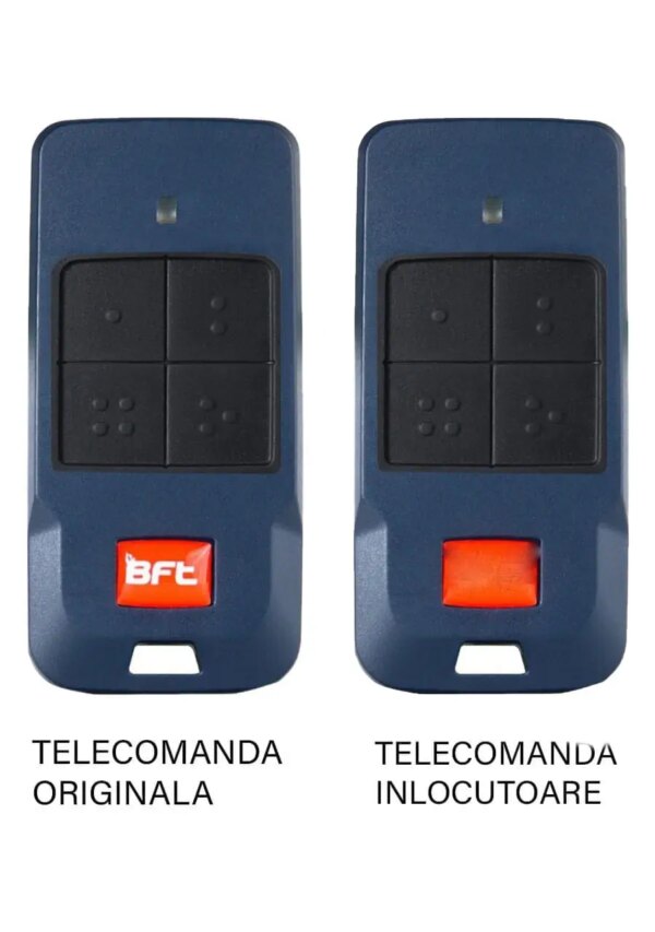 Telecomanda inlocuitoare poarta garaj 4 Butoane cod saritor 433.92Mhz BFT Mitto Cool 4C (803-1) Telecomanda inlocuitoare poarta garaj 4 Butoane cod saritor 433.92Mhz BFT Mitto Cool 4C (803-1)