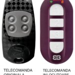 Telecomanda inlocuitoare poarta garaj Came ATO4EV 4 Butoane/ cod saritor/ 433.92Mhz (603)