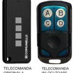 Telecomanda inlocuitoare poarta garaj cu 4 butoane cod fix frecventa 433.92MHz Comunnelo Keep 4 compatibila cu originalul (809)
