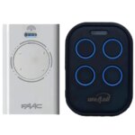 Telecomanda inlocuitoare poarta garaj FAAC XT4 433 SLH de doua si patru canale/ cod saritor/ 433.92MHz (817)