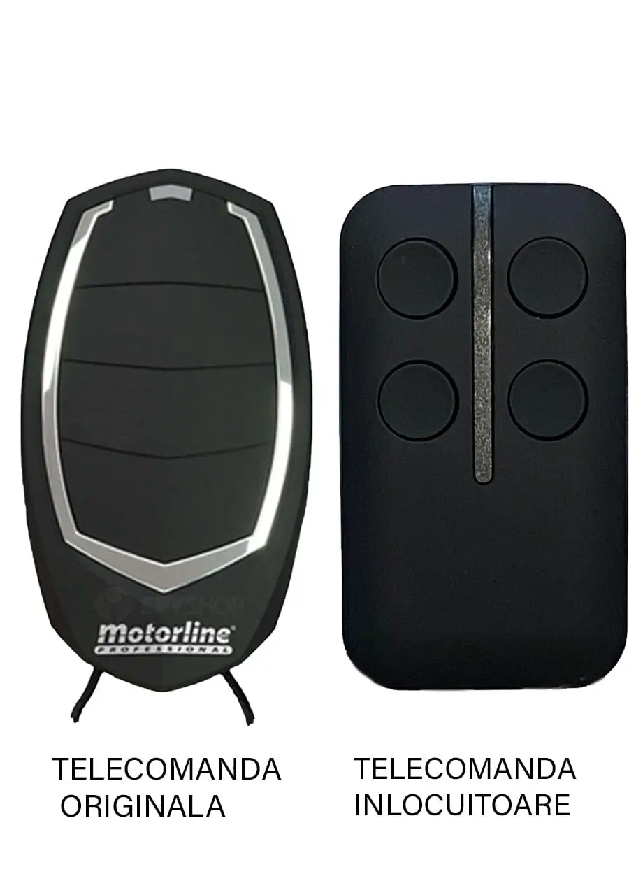 Telecomanda inlocuitoare poarta garaj Motorline FALK 433.92MHz /cu cod de siguranta /pana la 100 de metrii /cu 4 canale