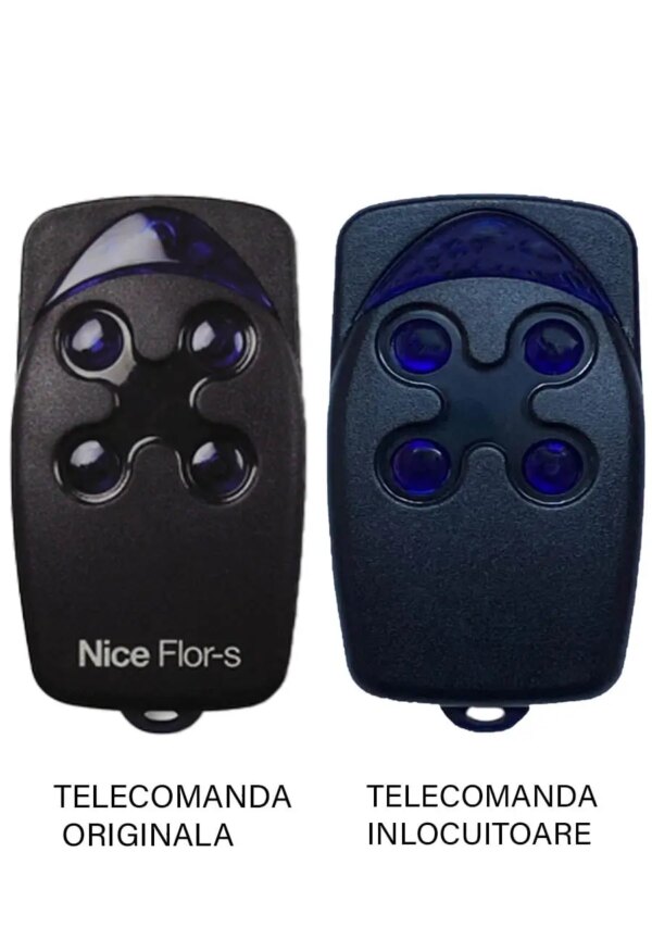 Telecomanda inlocuitoare poarta garaj radio cu 4.5 milioane de combinatii Nice Flo 4 R-S Sistem cu cod dinamic de 433.92MHz cu a Telecomanda inlocuitoare poarta garaj radio cu 4.5 milioane de combinatii Nice Flo 4 R-S Sistem cu cod dinamic de 433.92MHz cu a