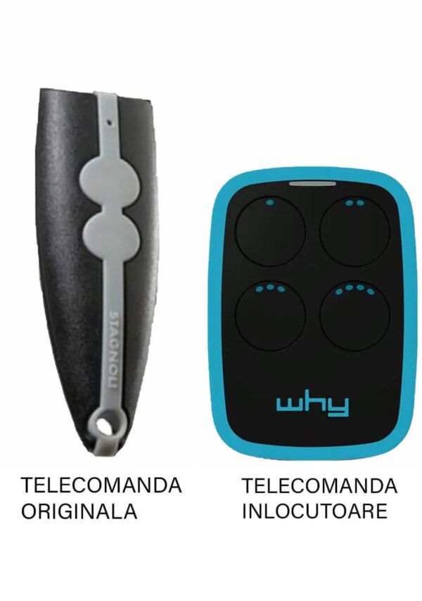 Telecomanda Inlocuitoare Poarta Garaj Stagnoli Venus Av221 Cod Saritor 43392mhz 593