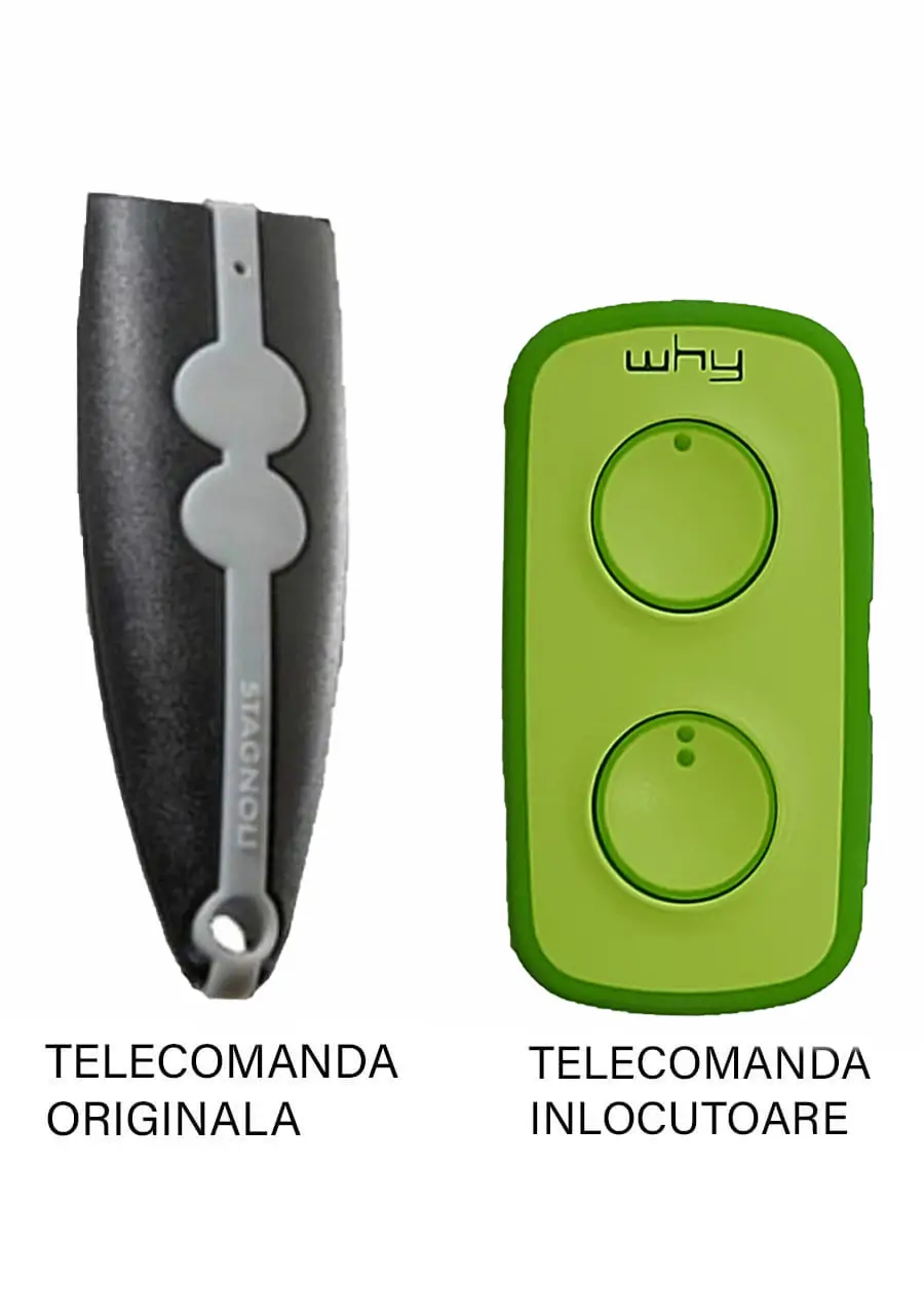 Telecomanda inlocuitoare poarta garaj Stagnoli Venus Av221 cod saritor/ 433.92MHz (593)