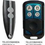 Telecomanda inlocuitoare poarta garaj Stagnoli Venus AV222 2 butoane/ cod fix/ 433.92Mhz (591)