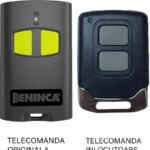 Telecomanda poarta garaj 2 butoane cod saritor frecventa 433.92 Mhz - Beninca TO.GO2VA (800)