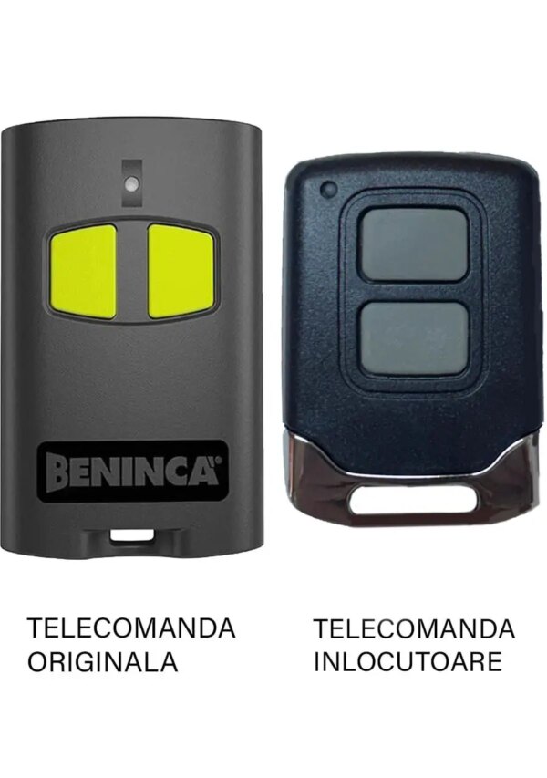 Telecomanda poarta garaj 2 butoane cod saritor frecventa 433.92 Mhz - Beninca TO.GO2VA (800) Telecomanda poarta garaj 2 butoane cod saritor frecventa 433.92 Mhz - Beninca TO.GO2VA (800)