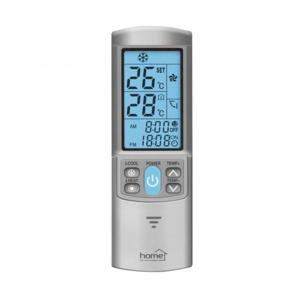 Telecomanda universala pentru aparate de aer conditionat 2000 coduri argintiu HOME Telecomanda universala pentru aparate de aer conditionat 2000 coduri argintiu HOME