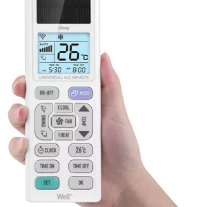 Telecomanda Universala Pentru Aparate De Aer Conditionat Well Homy Cu Panou Solar