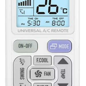 Telecomanda universala pentru aparate de aer conditionat Well Homy cu panou solar