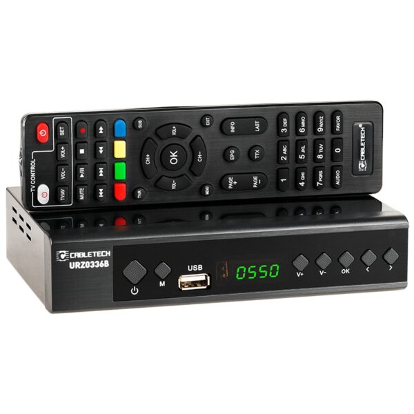 Tuner DIGITAL terestru DVB-T2/C H.265 Cabletech URZ0336B Tuner DIGITAL terestru DVB-T2/C H.265 Cabletech URZ0336B