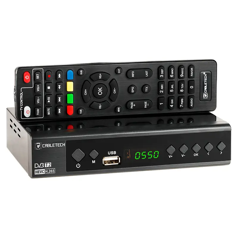 Tuner DIGITAL Terestru DVB-T2 /DVB-T /DVB-C CABLETECH URZ0336C