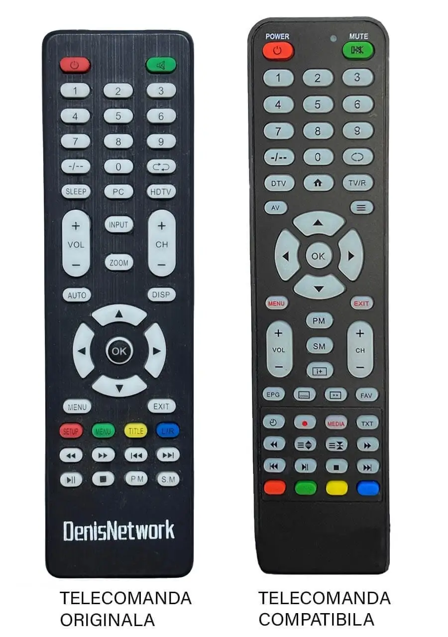 Telecomanda inlocuitoare compatibila TV DenisNetwork 7.0 (567-4)