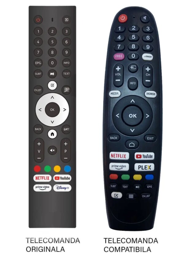 Telecomanda inlocuitoare compatibila TV SmartTech RC-G01 (707) Telecomanda inlocuitoare compatibila TV SmartTech RC-G01 (707)