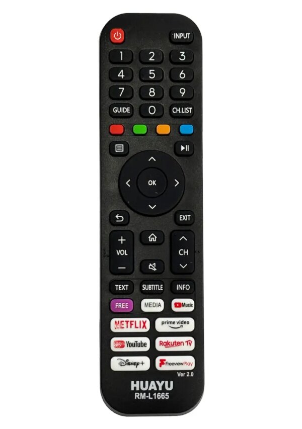 Telecomanda universala compatibila TV Hisense RM-L1665 V2 Huayu (327-1) Telecomanda universala compatibila TV Hisense RM-L1665 V2 Huayu (327-1)