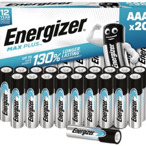 Set 20 baterii AAA ENERGIZER MAX PLUS ALKALINE POWER UPN-182332 Set 20 baterii AAA ENERGIZER MAX PLUS ALKALINE POWER UPN-182332