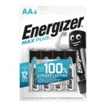 Set 4 baterii AA ENERGIZER MAX PLUS ALKALINE POWER UPN-190863