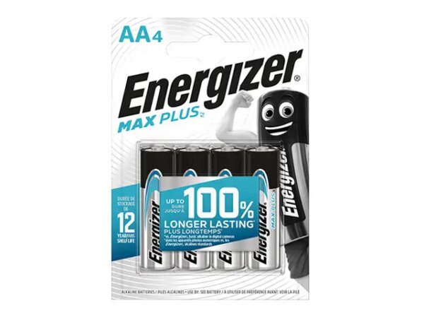 Set 4 baterii AA ENERGIZER MAX PLUS ALKALINE POWER UPN-190863 Set 4 baterii AA ENERGIZER MAX PLUS ALKALINE POWER UPN-190863
