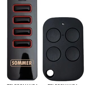 Telecomanda inlocuitoare poarta garaj de 2 si 4 canale cod saritor 433.92MHz Sommer Pearl compatibila cu originalul (850) Telecomanda inlocuitoare poarta garaj de 2 si 4 canale cod saritor 433.92MHz Sommer Pearl compatibila cu originalul (850)