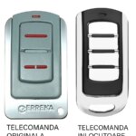 Telecomanda inlocuitoare poarta garaj Erreka Iris de doua si patru canale/ cod saritor/ 433.92MHz sau 868.35MHz (813)