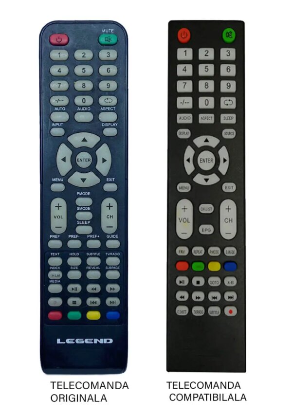 Telecomanda inlocuitoare compatibila TV Legend EE-T40 LE22-24-32-40C1 cod ER 592 /MFY 582 (253-1) Telecomanda inlocuitoare compatibila TV Legend EE-T40 LE22-24-32-40C1 cod ER 592 /MFY 582 (253-1)