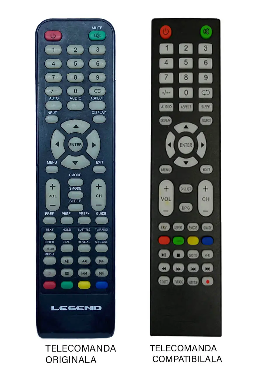 Telecomanda inlocuitoare compatibila TV Legend EE-T40 LE22-24-32-40C1 cod ER 592 /MFY 582 (253-1)