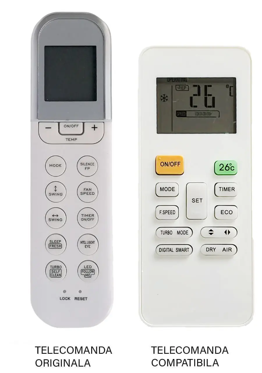 Telecomanda inlocuitoare compatibila Aer Conditionat ARISTON RG36F/BGEF (264-1)