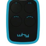 Telecomanda poarta garaj patru canale cod saritor 433.92MHz Why Evo-Sky Blue (854)